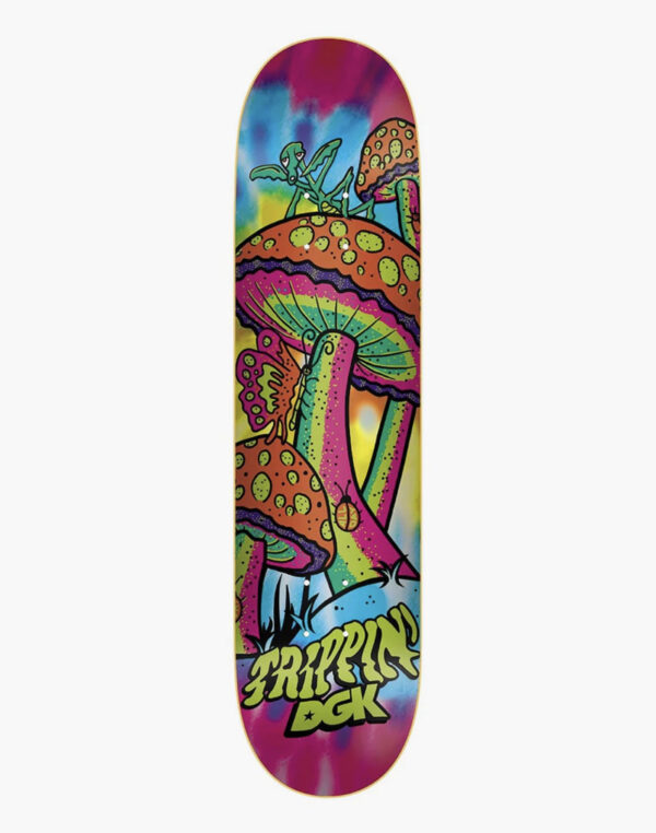 DGK Trippin' Tie Dye Skateboard Deck - 8.25