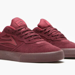 LAKAI CAMBRIDGE BURGUNDY SUEDE SKATEBOARDING SHOES