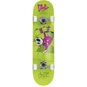 Enuff Skateboards Skully Green Factory Complete Skateboard 7.75"