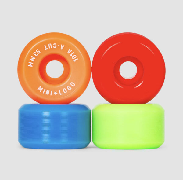 Mini Logo Wheels A-Cut 2 101a Assorted 53 MM