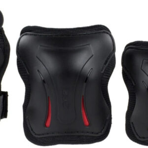 SFR Essentials Triple Pad Set - Black / Red