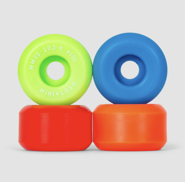 Mini Logo Wheels A-Cut 2 101a Assorted 52 MM