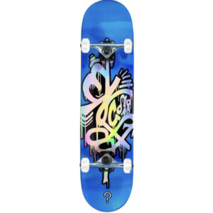 ENUFF HOLOGRAM COMPLETE SKATEBOARD, Blue 8"