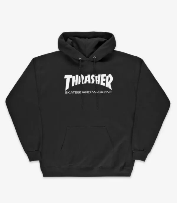 THRASHER SKATE MAG HOODIE (BLACK)