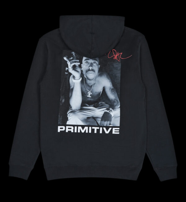 Primitive x Tupac Smoke Hood Black