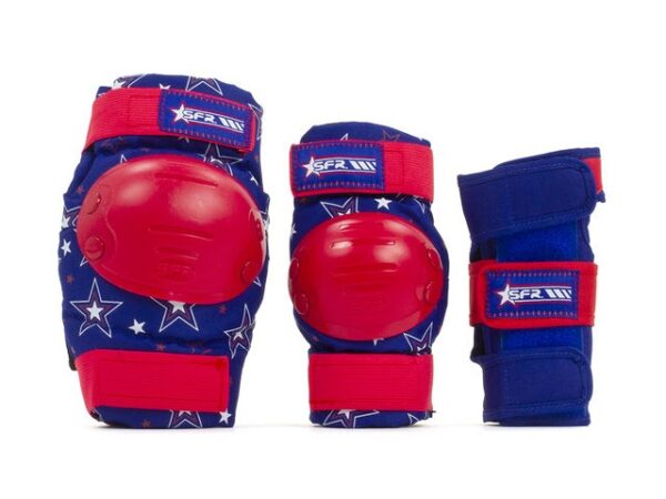 SFR Star Triple Pad Set Red/blue